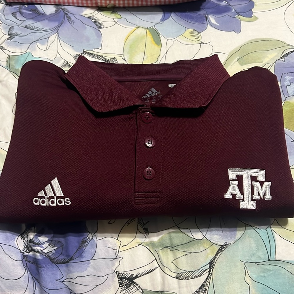 Adidas Texas A&M Polo, L
